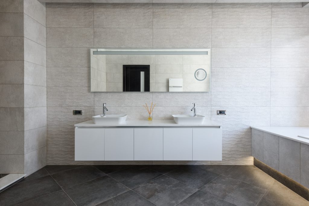 Plumber Sunshine Coast - white bathroom and vanity
